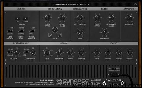 Synapse Audio Software The Legend v1.1 Free Download | Go AudiO [Official]