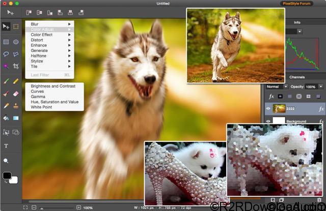 PixelStyle Photo Editor 3.6.1 Free Download (Mac OS X) | Go AudiO ...