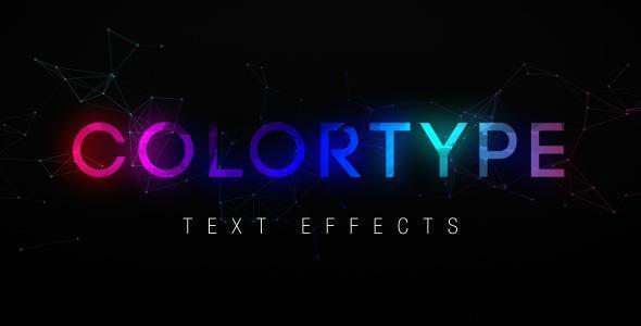 Videohive ColorType Text Effects Free Download