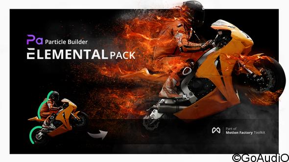 Videohive Particle Builder Elemental Pack Fire Sand Smoke Sparkle ...