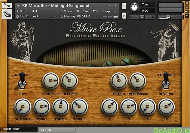 Rhythmic Robot Audio Music Box KONTAKT | Go AudiO [Official]