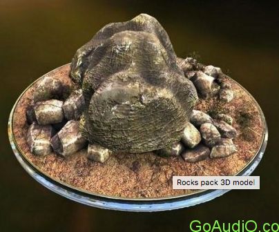 Rocks pack 3D model Free Download | Go AudiO [Official]
