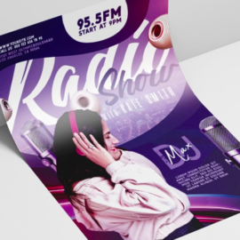 Radio Show V2208 2019 Premium PSD Flyer Template