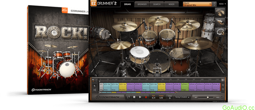 Toontrack Rock! EZX v1.5.3 | Go AudiO [Official]