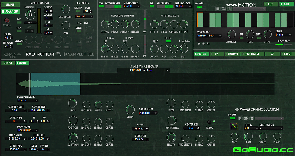 Sample Fuel PAD MOTION v3.0 (HALiON) Download | Go AudiO [Official]