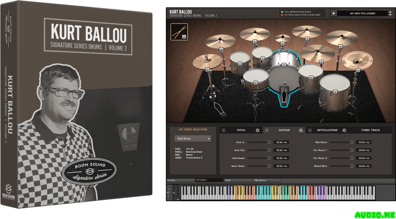 Protected: Room Sound Kurt Ballou Signature Series Drums Vol 2