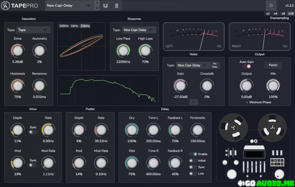 Caelum Audio Plugins Tape Pro v1.3.1 U2B [MAC] | Go AudiO [Official]