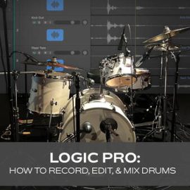 Groove3 Logic Pro: How to Record Edit & Mix Drums TUTORiAL
