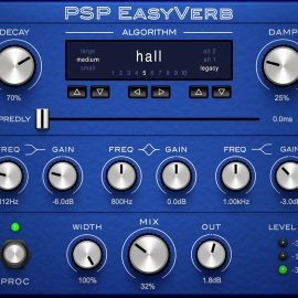 PSPaudioware PSP EasyVerb v2.0.0 (MAC)