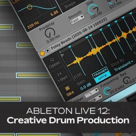 Groove3 Ableton Live 12 Creative Drum Production TUTORiAL