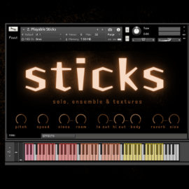 Pssst Instruments Sticks: Solo Ensemble & Textures KONTAKT