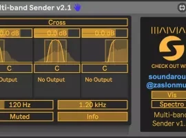 Soundaround Multiband Sender v2.1 Max For Live AMXD