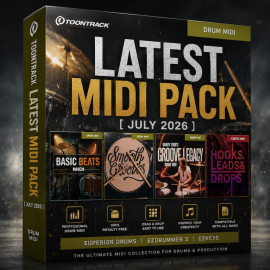 Toontrack LATEST MIDI PACK [JULY 2026]
