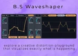 B.S Audio Tools B.S Waveshaper Creative Distortion Playground For Max for Live