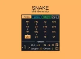 Maxime Dangles Snake (Midi Generator) v1.2 For Max for Live