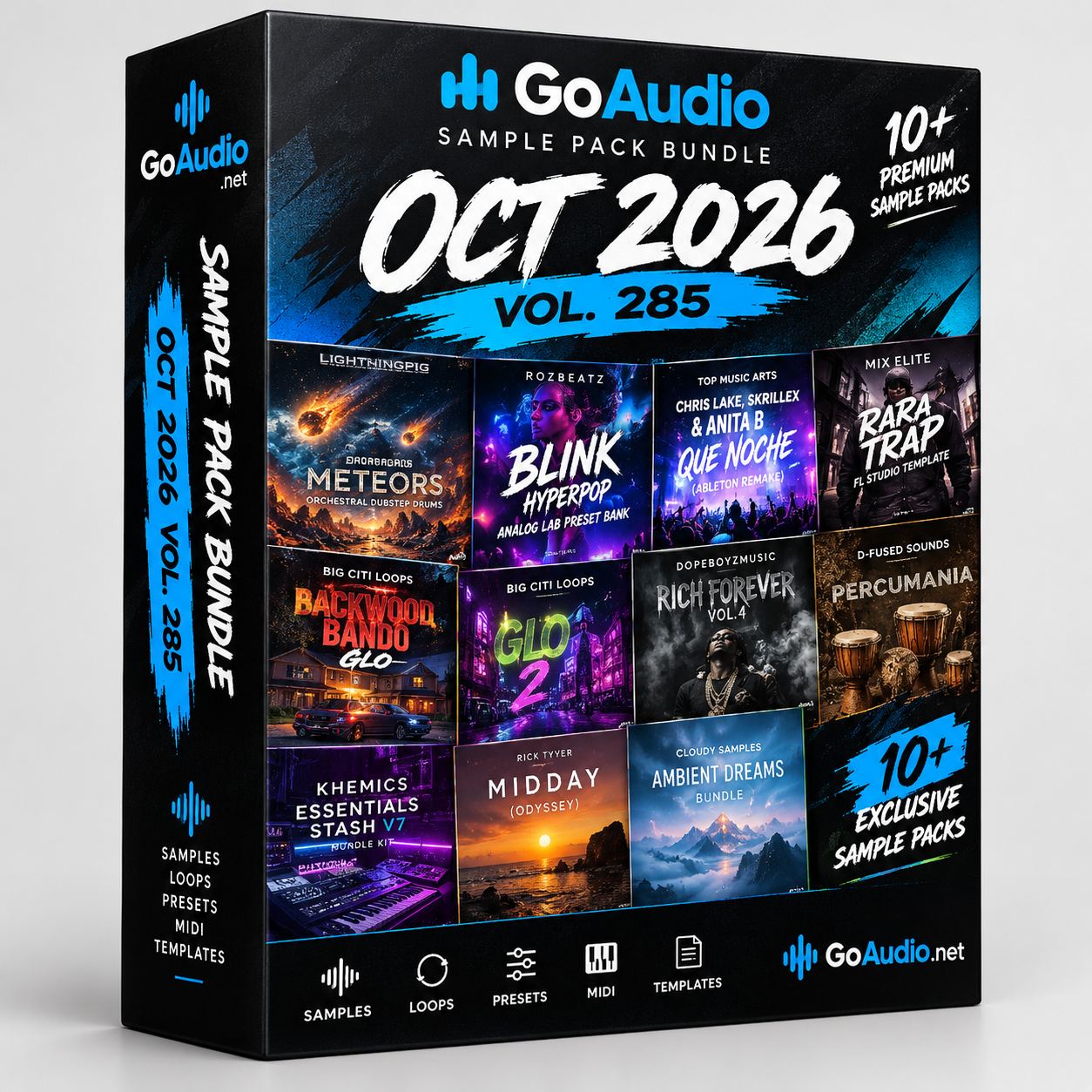 GoAudio Sample Pack Bundle – OCT 2026 Vol. 285 | Go AudiO [Official]